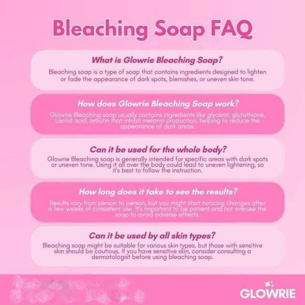 Glowrie Gluta Bleaching Soap (6 bars in a box)