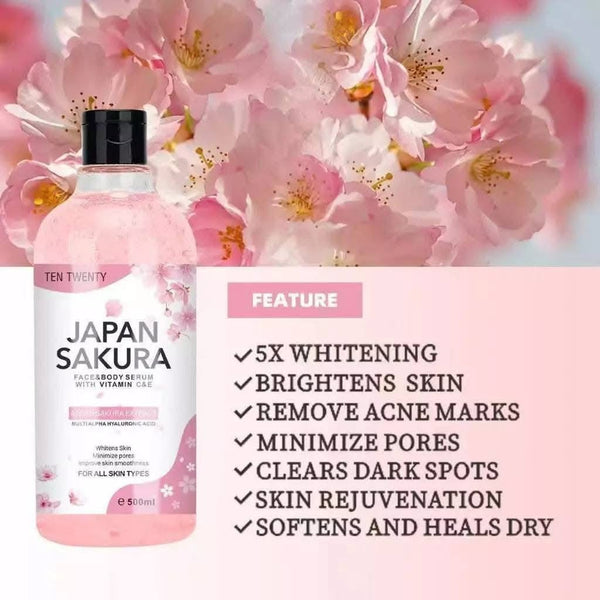 Ten Twenty Japan Sakura Face & Body Serum