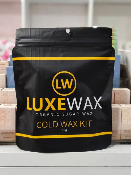 Luxewax Organic Sugar Wax Cold Wax Kit