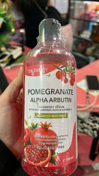 Ten Twenty Pomegranate Alpha Arbutin Face & Body Serum