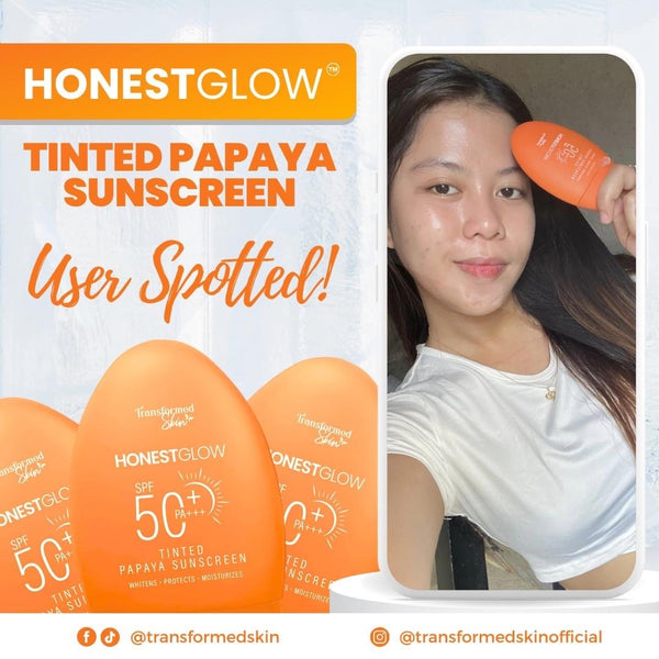 Honest Glow Tinted Papaya Sunscreen