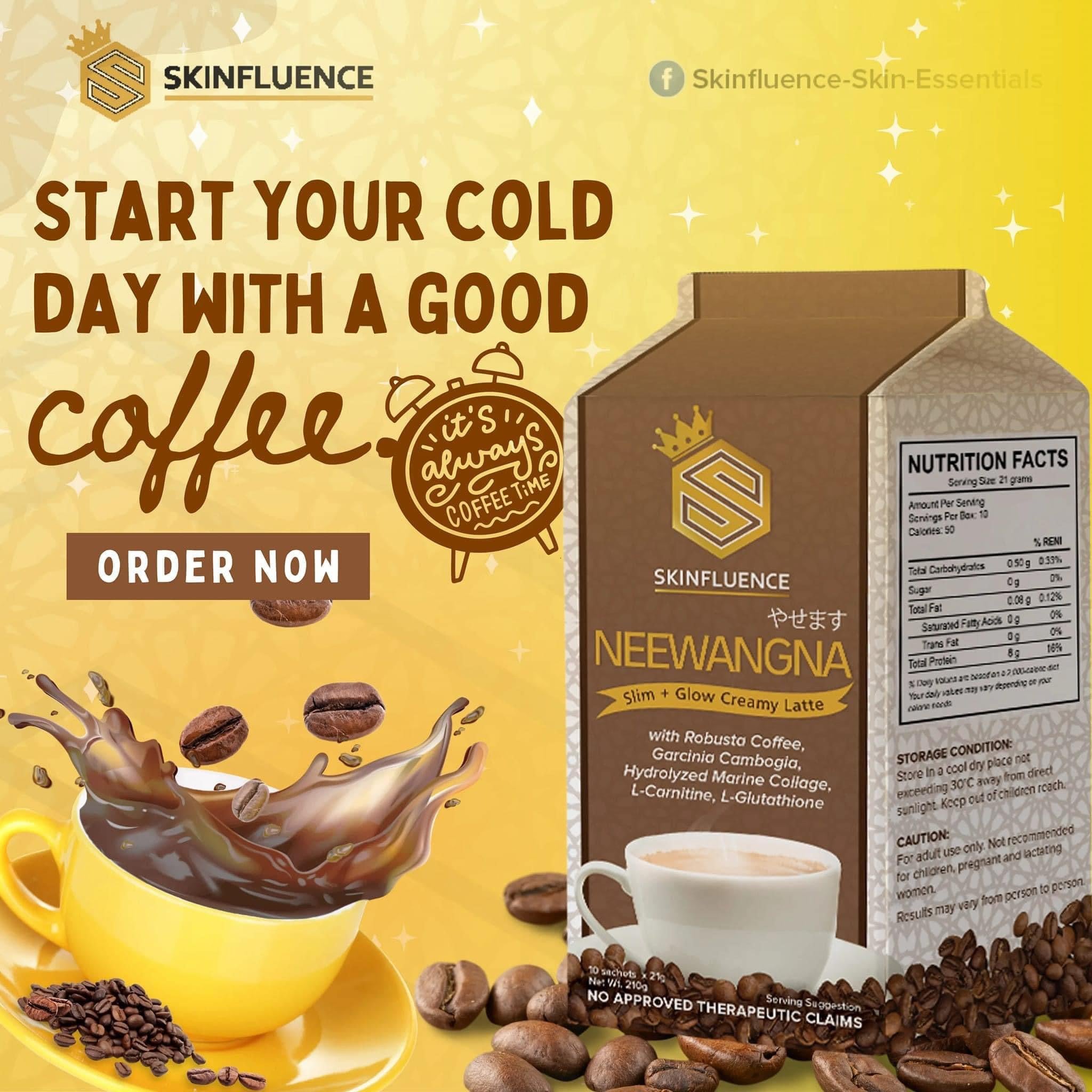 Skinfluence Neewanga Detox Coffee