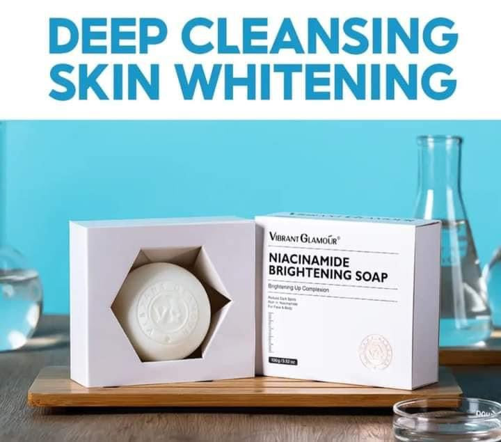 niacinamide glutathione soap BMRS Niacinamide Glutathione Soap 10x Whitening & Moisturizing With Sakura  Extract Face & Body Soap main image 0