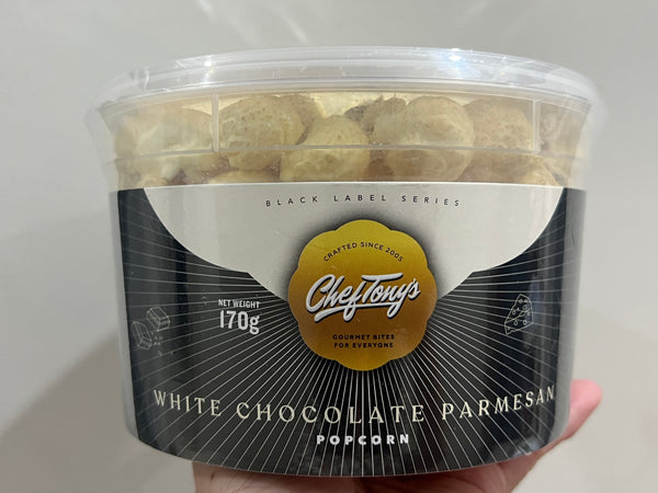 Chef Tony's White Chocolate Parmesan Popcorn