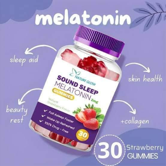 Nature Glow Sound Sleep Melatonin Gummies