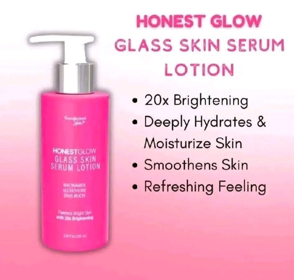 Honest Glow Glass Skin Serum Lotion (PINK)