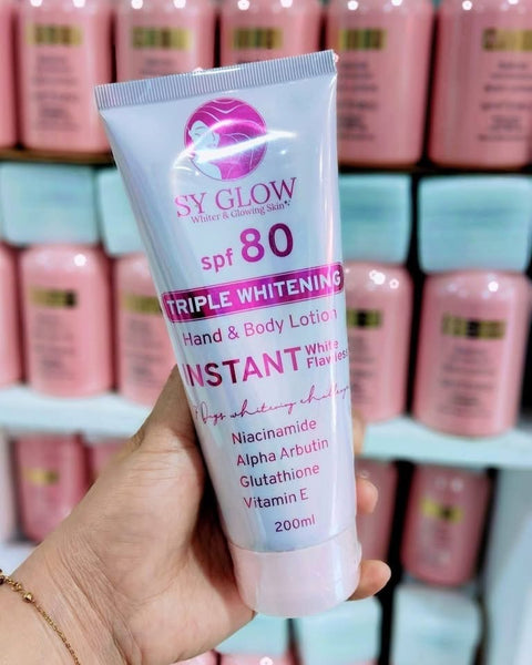 SY Glow Instant SPF80 Triple Whitening Lotion