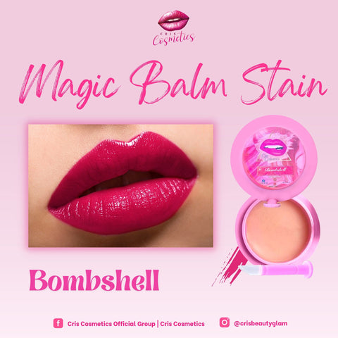 Cris Cosmetics Magic Balm Stain Lip Therapy Bombshell