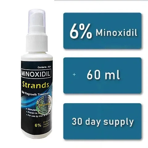 Minoxidil Strands 60ml Hairgrower For Men and Women