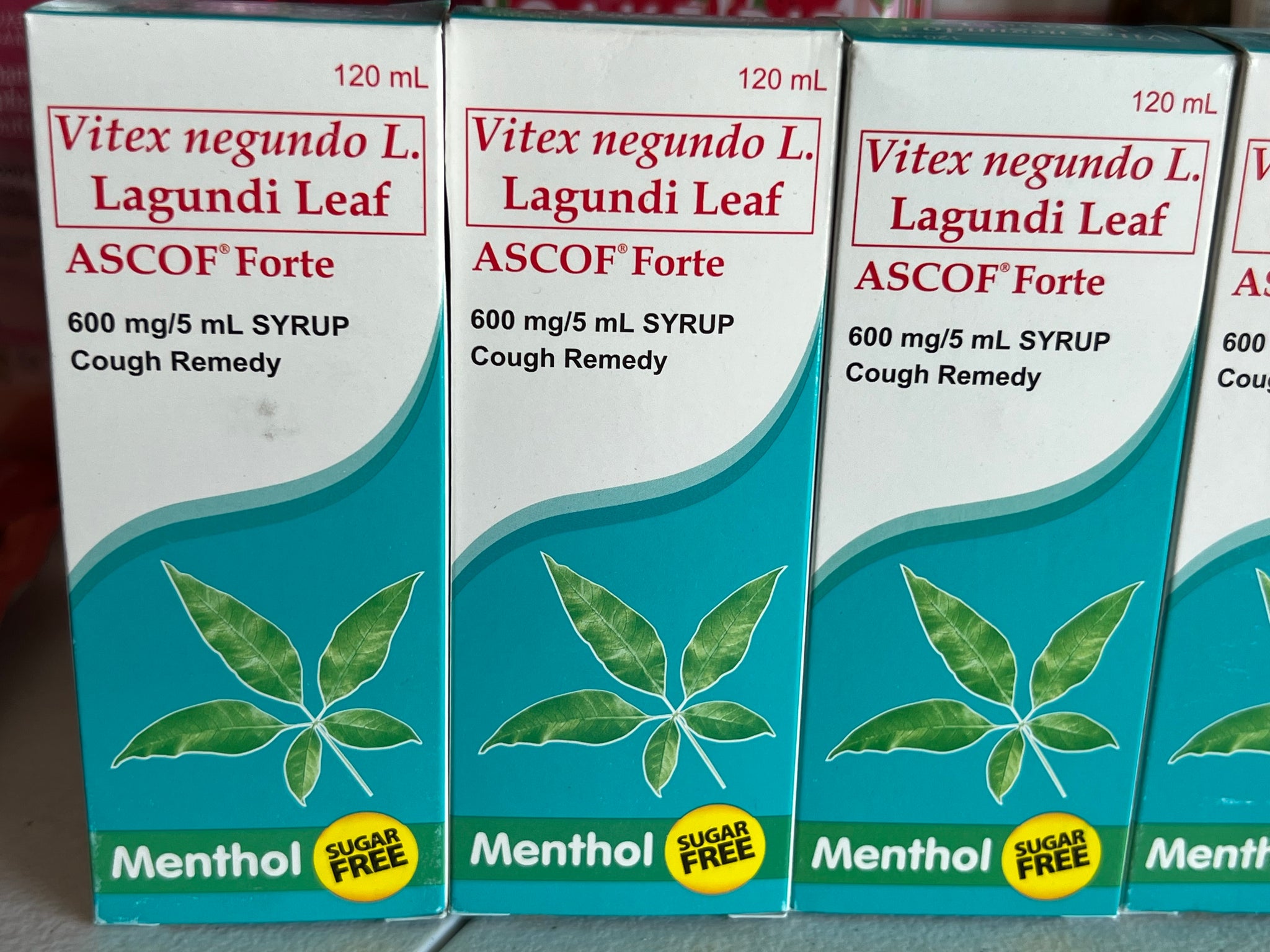 Ascof Forte Lagundi Leaf Cough Remedy 120mL