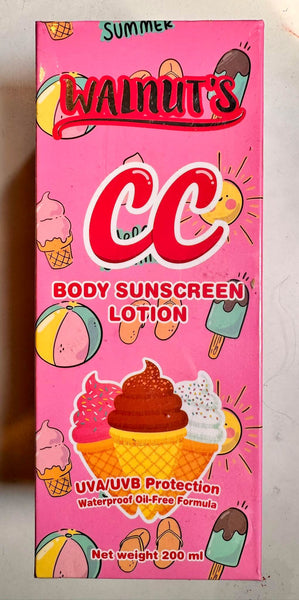 Walnut CC Body Sunscreen Lotion (SPF50 PA+++)