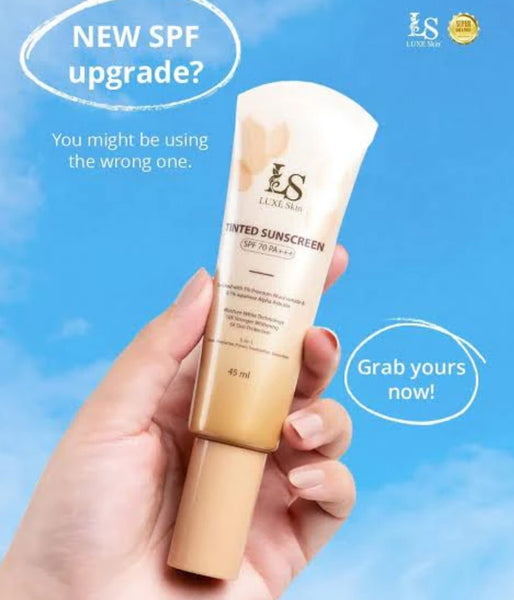 Luxe Skin Tinted Sunscreen SPF 70 PA+++oo