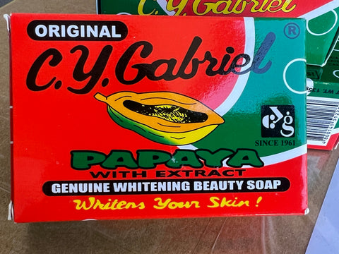 CY Gabriel Genuine Bleaching Beauty Soap - Papaya Big Size