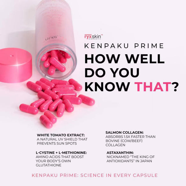 Ryx Skin Sinceriry Kenpaku Bijin Prime 62 capsules