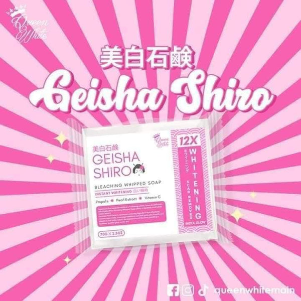 Queen White Geisha Shiro Bleaching Whipped Soap