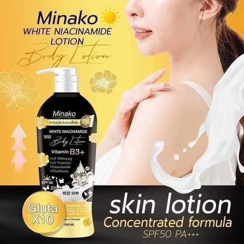 Minako Milk Lotion w/ Collagen 500ml