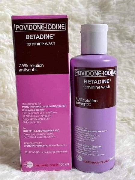 BETADINE FEMININE WASH 7.5% SOLUTION ANTISEPTIC (100ML)