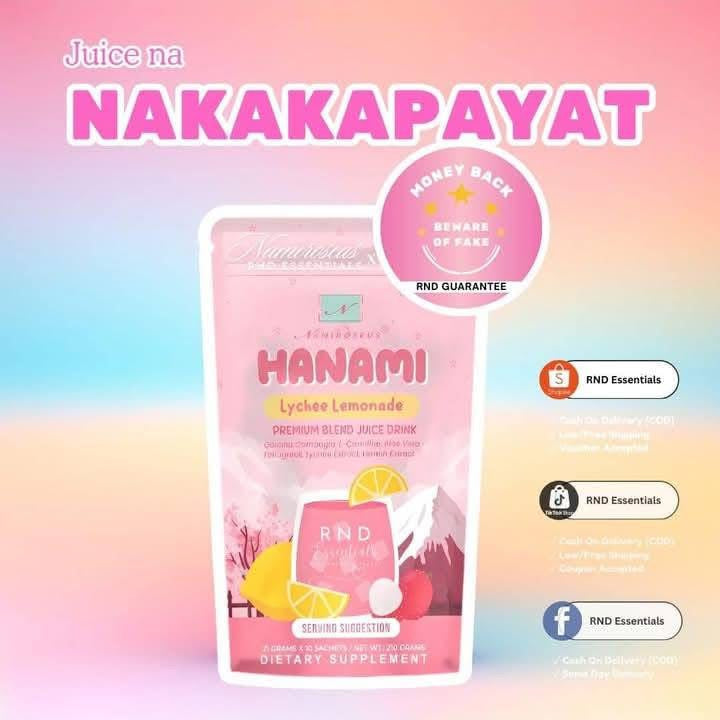 Namiroseus Hanami Lychee Lemonade Premium Juice Drink