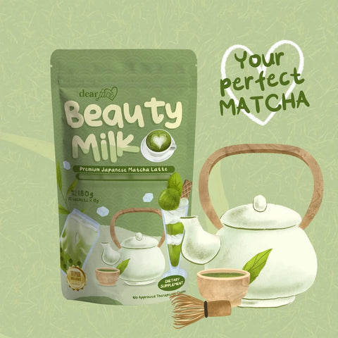 Beauty Milk Matcha by Dear Face