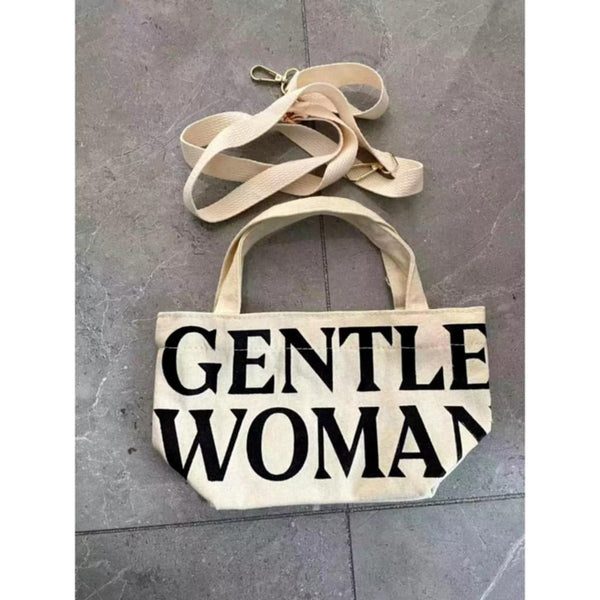 Gentle Woman Sling Bag white