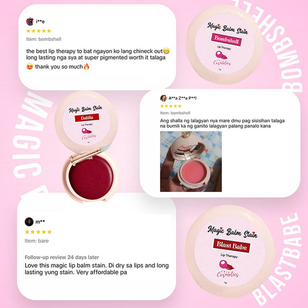 Cris Cosmetics Magic Balm Stain Lip Therapy Blast Babe