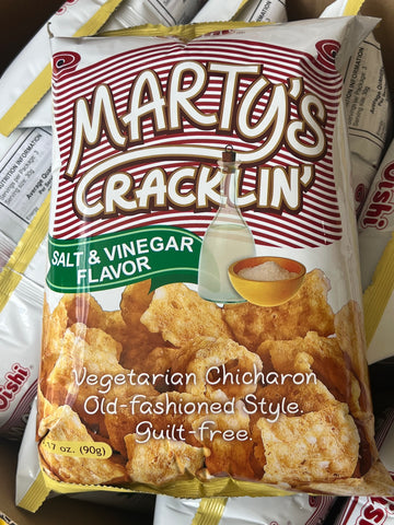 Martys Cracklin Salt & Vinegar Jumbo Party Pack