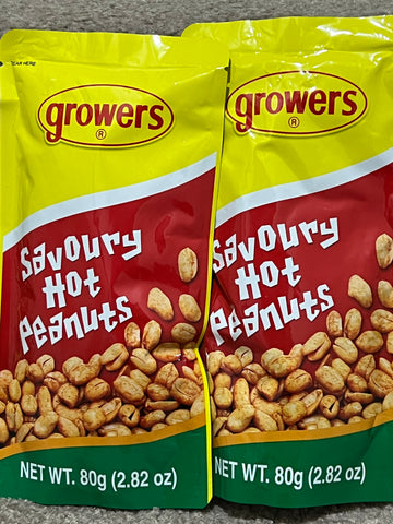 Growers Savoury Hot Peanuts