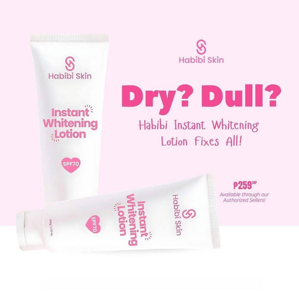 Habibi Skin Instant Whitening Lotion with SPF 70 | 100g