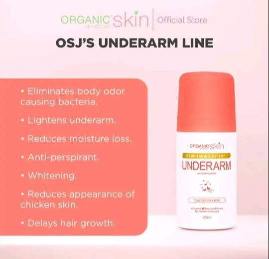 Organic Skin  For Sensitive Skin Intensive Whitening Deo