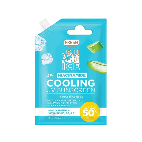 𝗙𝗿𝗲𝘀𝗵 𝗦𝗸𝗶𝗻𝗹𝗮𝗯 Jeju Aloe Ice 3 in 1 Niacinamide Cooling UV Sunscreen (50 mL)