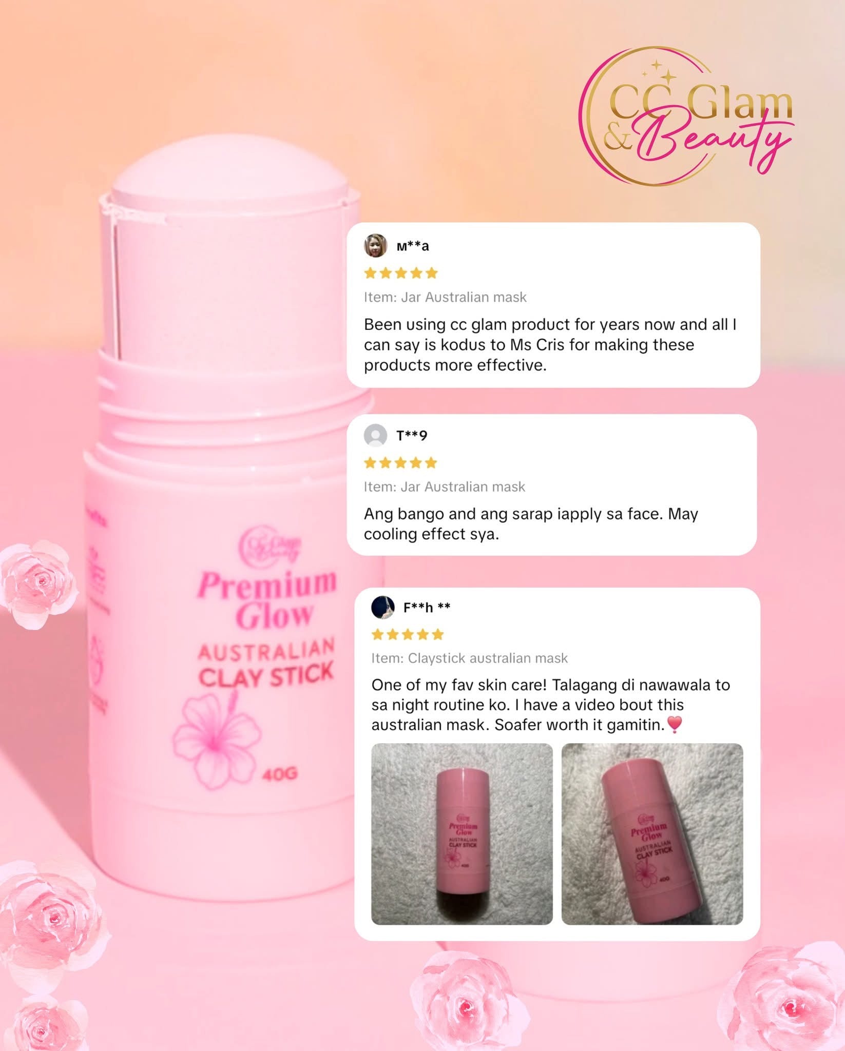 Cris Cosmetics Premium  Glow Australian Claystick