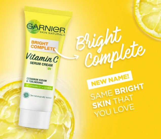 Garnier Bright Complete 12HR Shine Free Brightening Day Cream (40ML) - Moisturizer, Brightening, Skincare