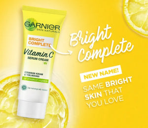 Garnier Bright Complete 12HR Shine Free Brightening Day Cream (40ML) - Moisturizer, Brightening, Skincare