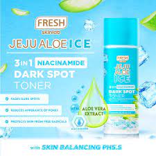 𝗙𝗿𝗲𝘀𝗵 𝗦𝗸𝗶𝗻𝗹𝗮𝗯 Jeju Aloe Ice 3 in 1 Niacinamide Dark Spot  Toner