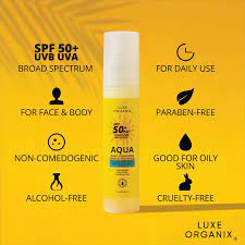 Luxe Organix Aqua Daily Sunscreen