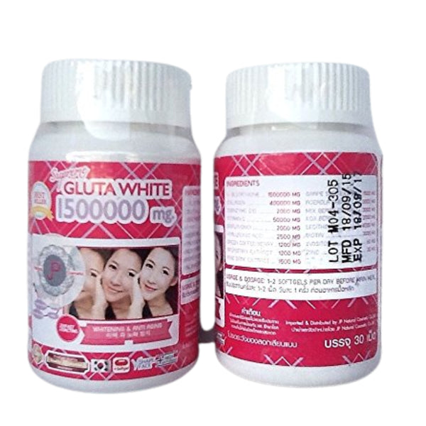 Supreme Gluta White Glutathione Capsules 1500000 mg  Dea's Kitchen and  Pinoy Delicacies