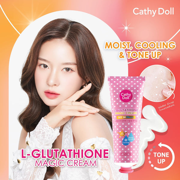 Cathy Doll L-Glutathione Magic Cream Whitening Sunscreen SPF50+ PA+++ 60ml