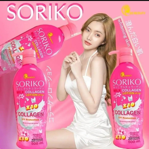 Soriko Collagen Lotion 500ml (Product of Thailand)