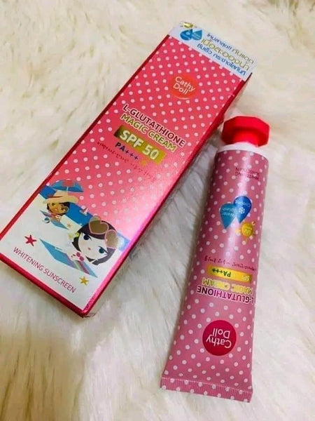 Cathy Doll L-Glutathione Magic Cream Whitening Sunscreen SPF50+ PA+++ 6 ml (Sachet)