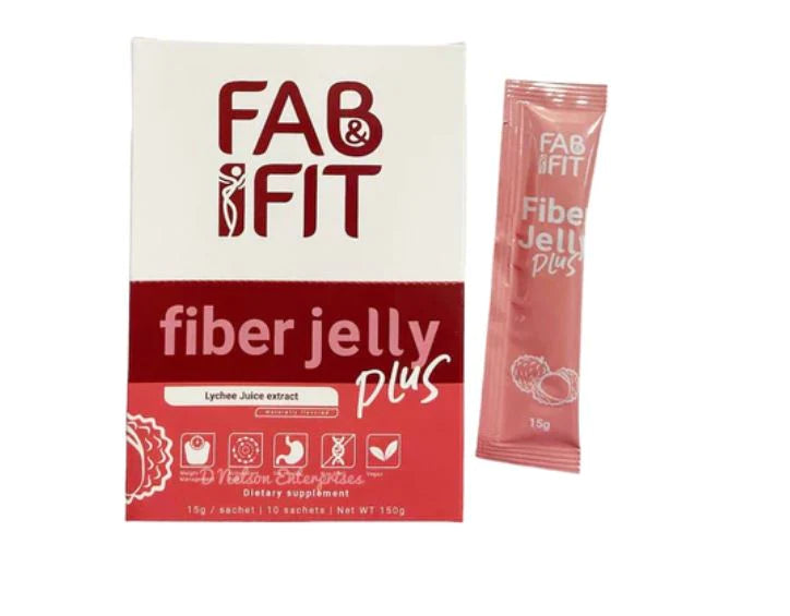 FAB & FIT - Fiber Jelly Plus Strawberry Flavour