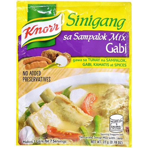 Knorr Sinigang with Gabi Mix