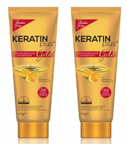 Keratin Plus Brazilian Hair Treatment  (Gold) (Big size)