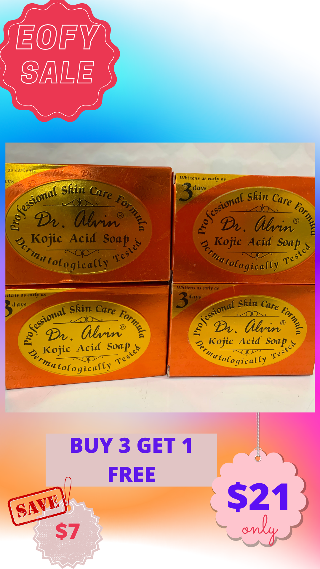 Dr Alvin Kojic Acid Soap