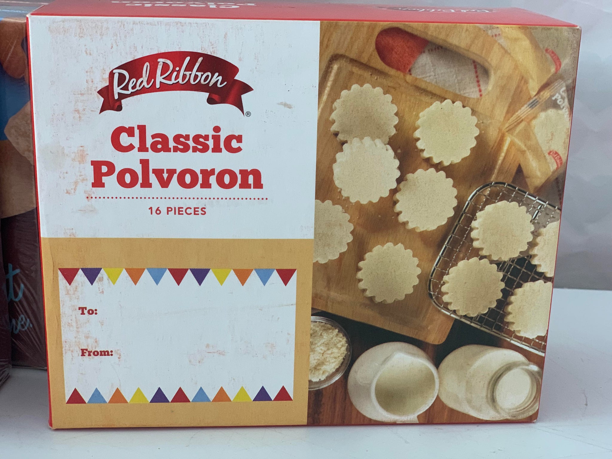 Red Ribbon Polvoron Box