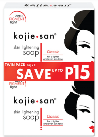 Kojie San Skin Lightening Soap with HydroMoist Twin Pack