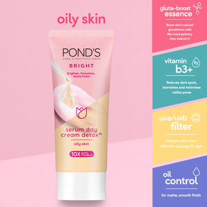 Pond's White Beauty Day Cream Detox For Oily Skin