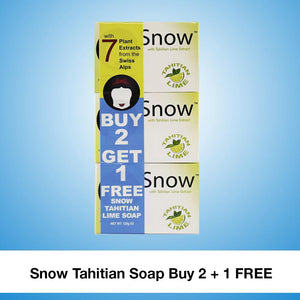 SNOW Barsoap With Tahitian Lime Extract 3s