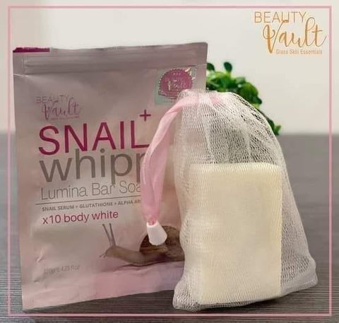 Beauty Vault Snail Whipp Lumina Bar Soap