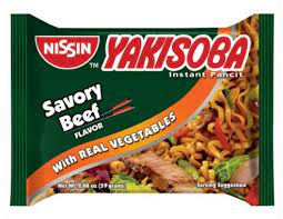 Nissin Yakisoba Savory Beef