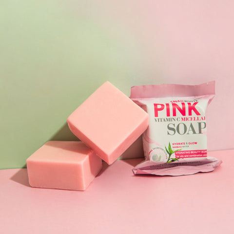 Snail White PINK VITAMIN C MICELLAR SOAP